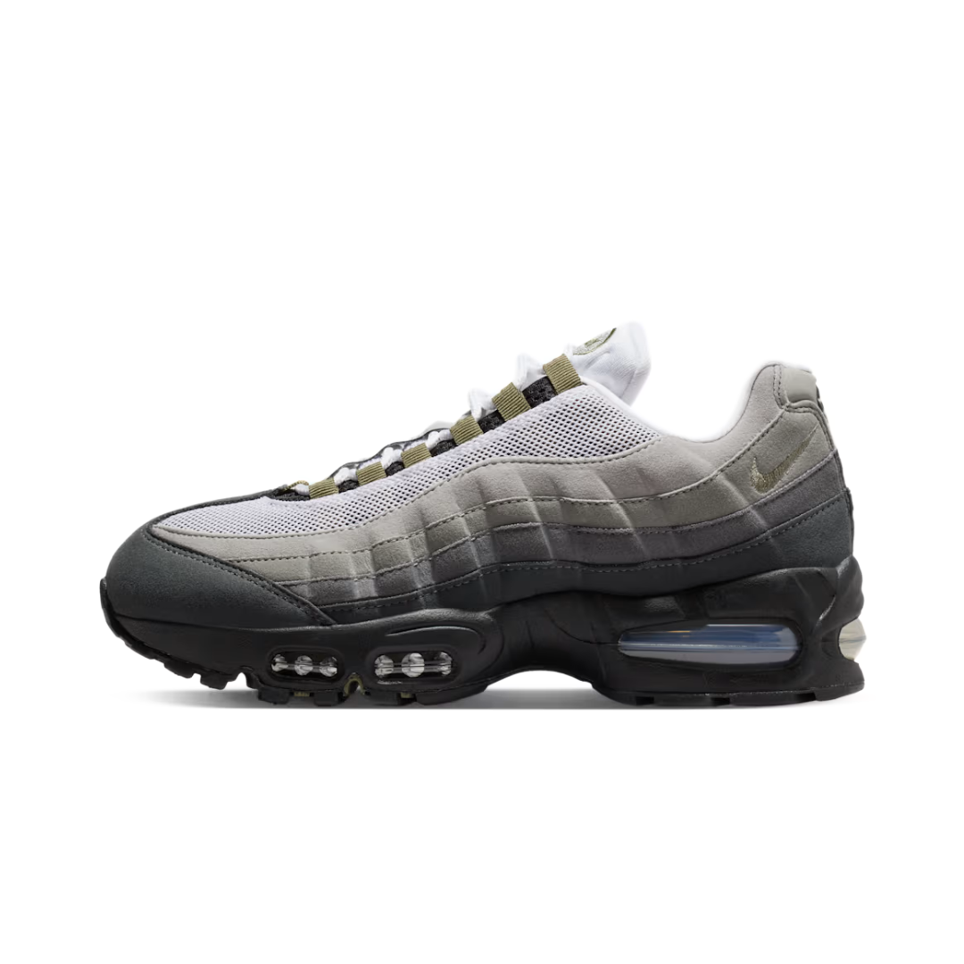 Nike Air Max 95 OG BIG BUBBLE BLACK MEDIUM OLIVE (W) by NIKE