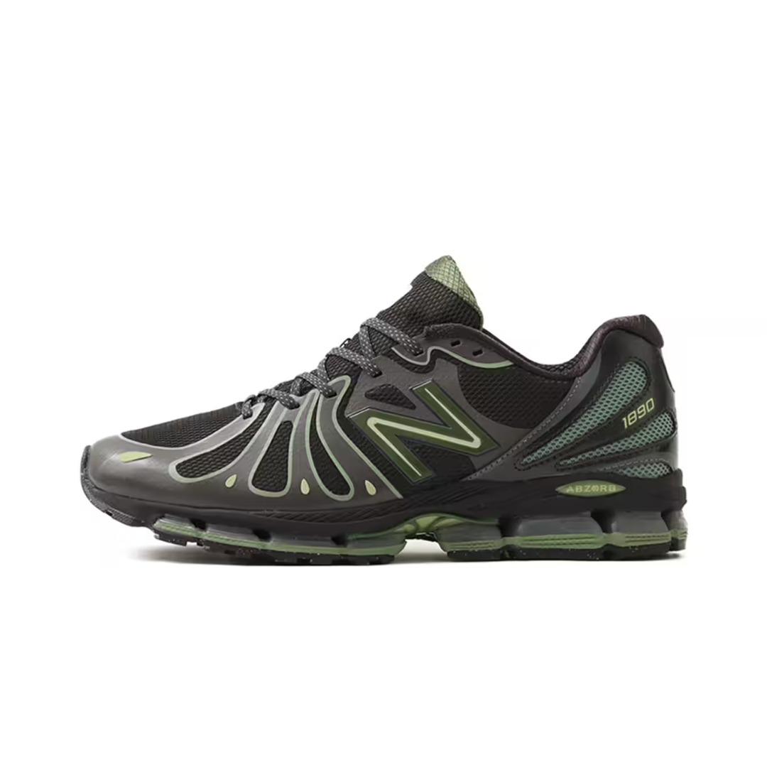 New Balance 1890 Faded Black Utility Green by New Balance
