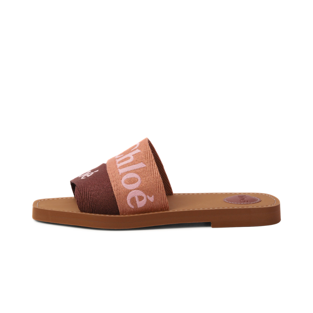 CHLOE WOODY MULE COFFEE PINK by CHLOE