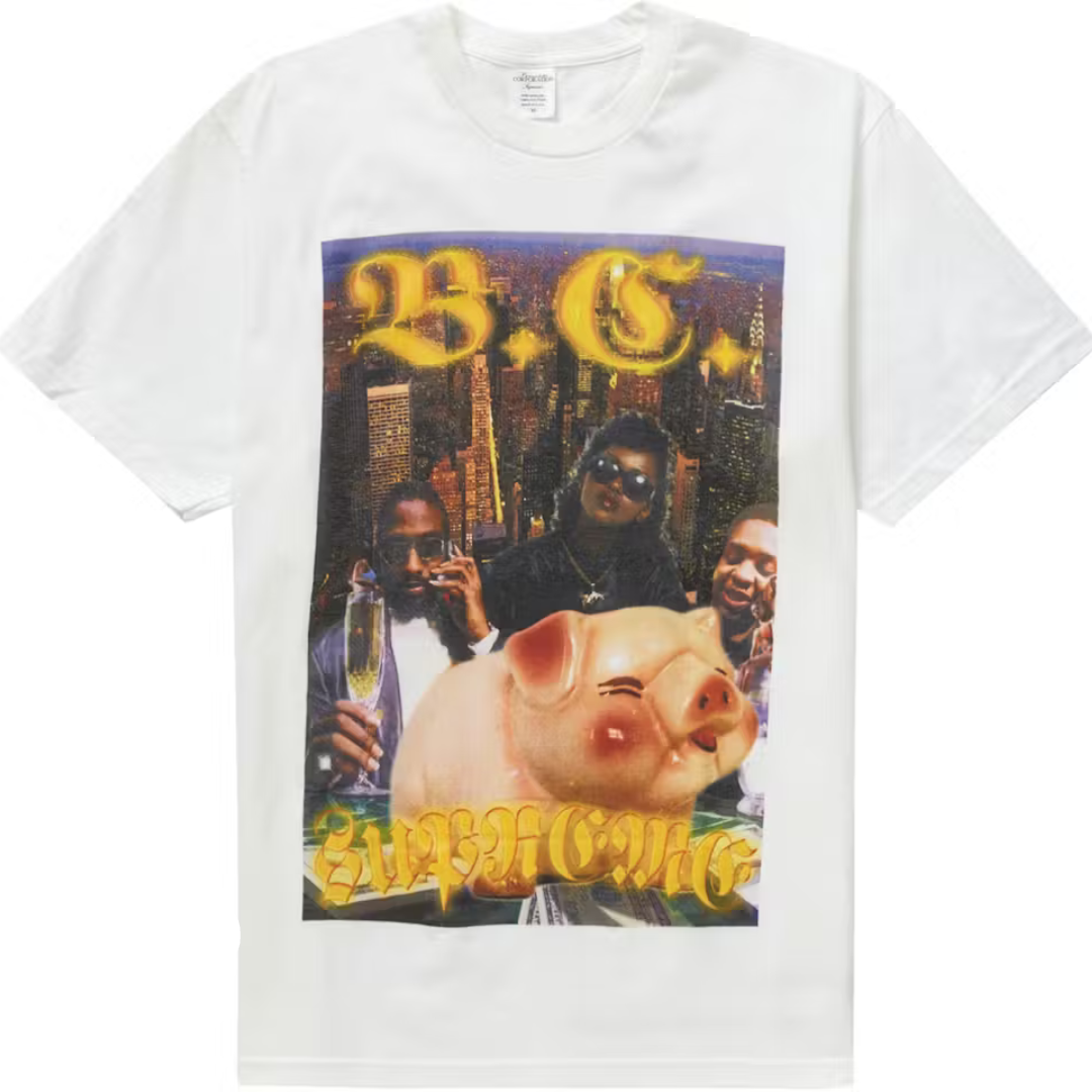 SUPREME BERNADETTE CORPORATION MONEY TEE WHITE by SUPREME