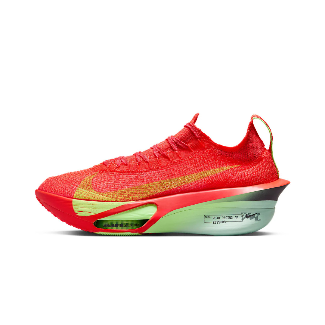 Nike Air Zoom Alphafly Next% 3 Bright Crimson Lime Blast Mint Foam Cave Purple by NIKE RUNNING