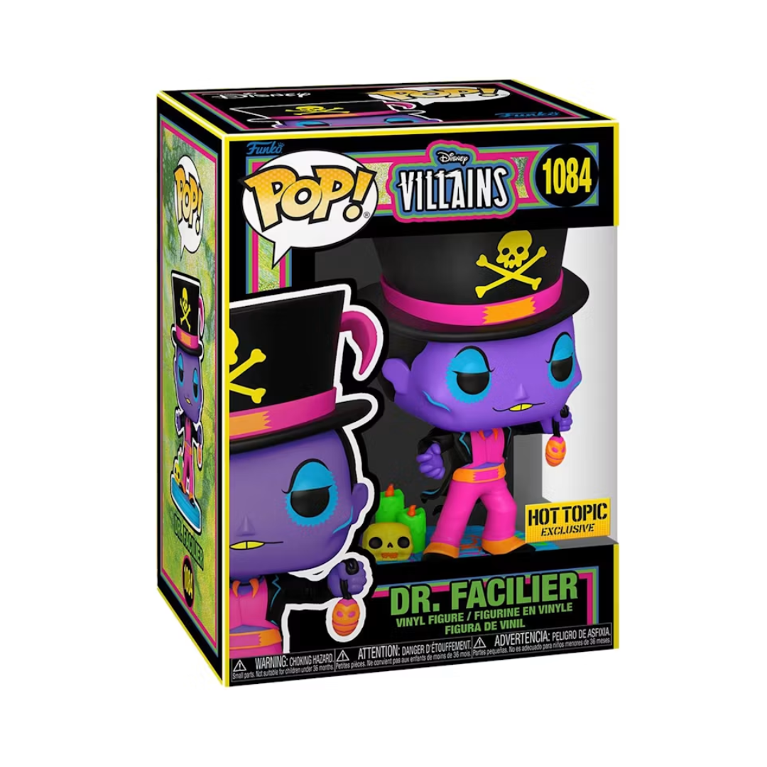 Funko Pop! Disney Villains Black Light Dr. Facilier #1084 by FUNKO