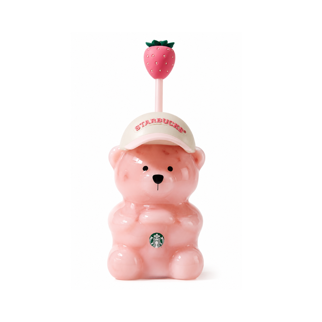 Pink Bearista Glass Tumbler Cup PINK by MUG