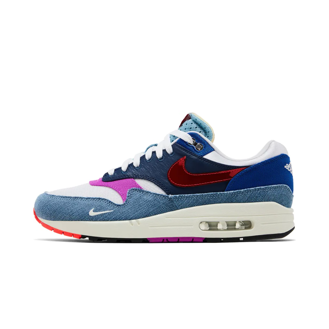 Nike Air Max 1 Premium Goods Sport Red Varsity Royal by NIKE