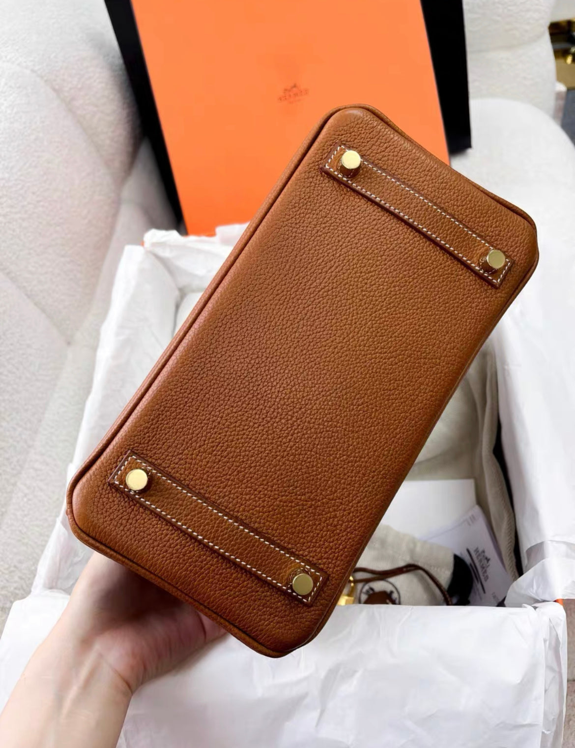 Hermès Birkin 25 – Fauve Barenia Faubourg Leather with Gold Hardware