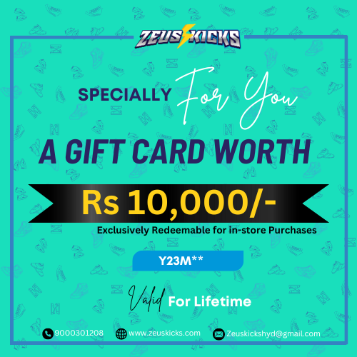 Zeus Kicks Gift Card