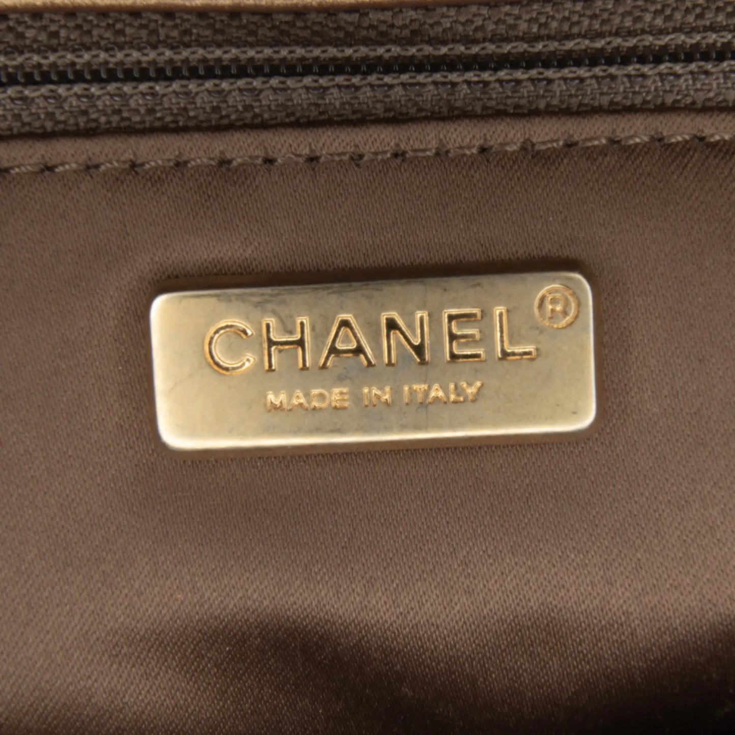 Chanel Mini Sequins Rectangular Single Flap – Gold Satin