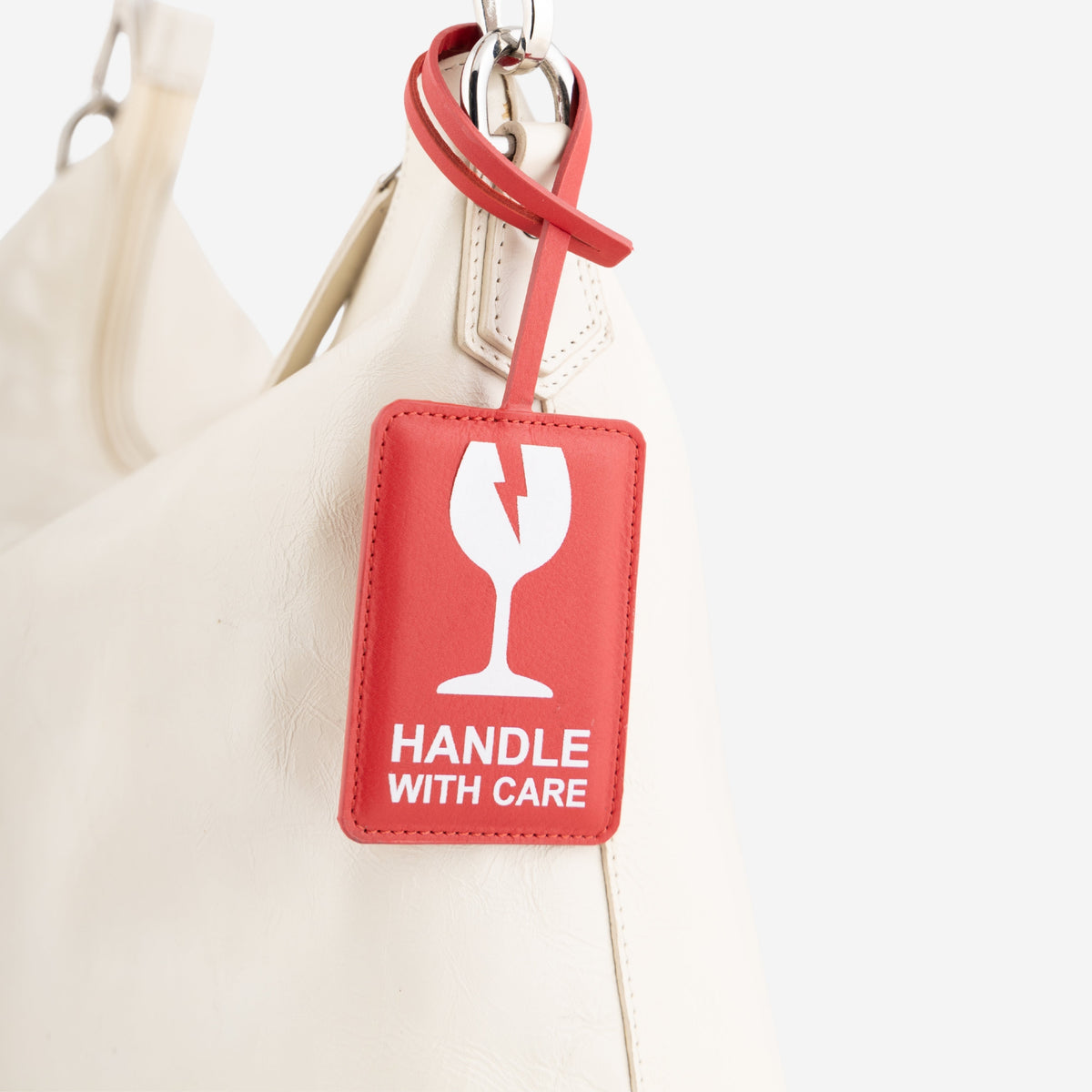 Handle with care Bag Charms by leather charms