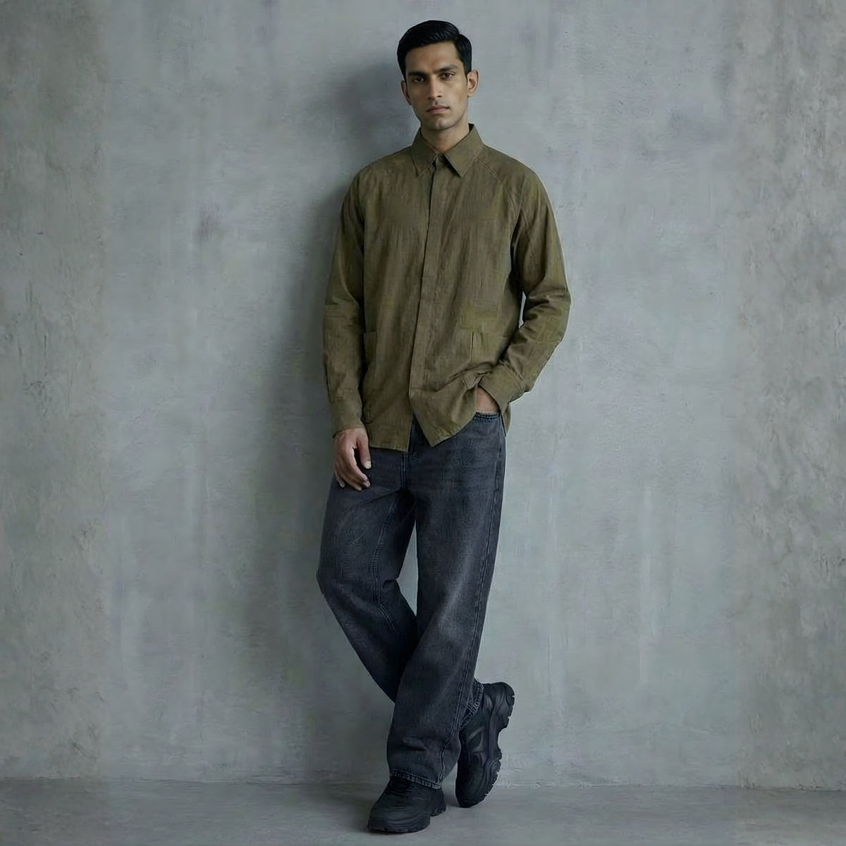 UTILITY OVERSHIRT - OLIVE by GREY AREA