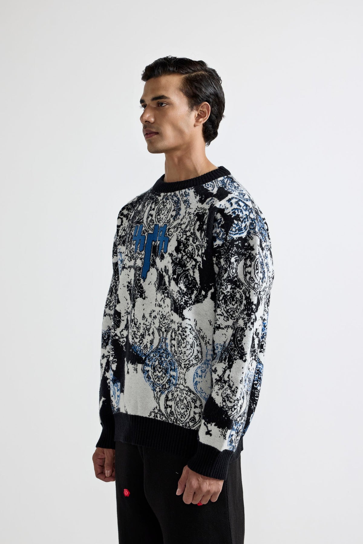 "Farak Ek Safar" Knitted Sweatshirt by FARAK