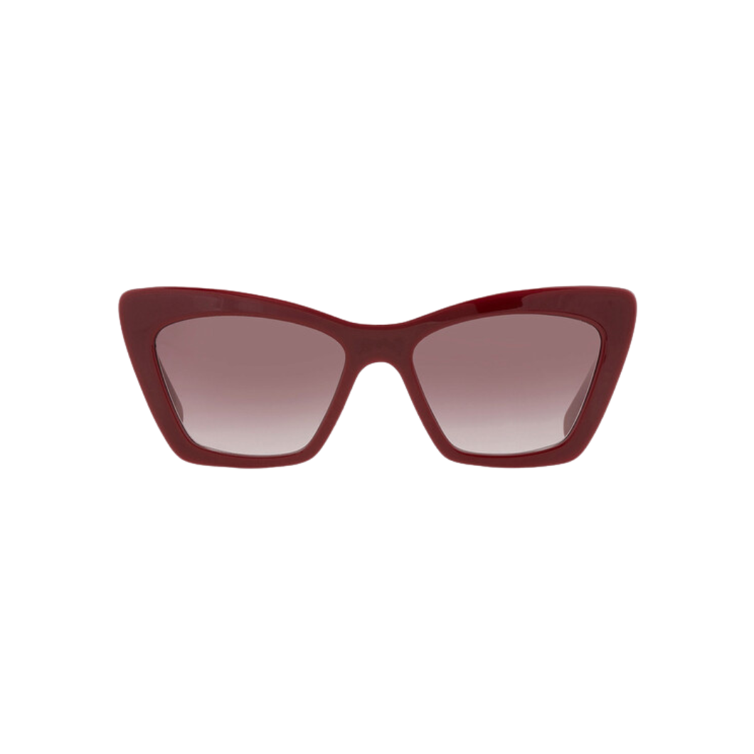 SALVATORE FERRAGAMO Bordeaux Gradient Cat Eye Ladies Sunglasses