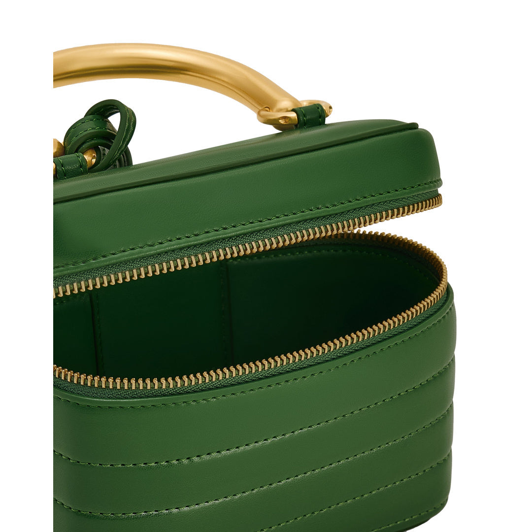 JW PEI Evelyn Quilted Box Top Handle Bag - Green by JW PEI
