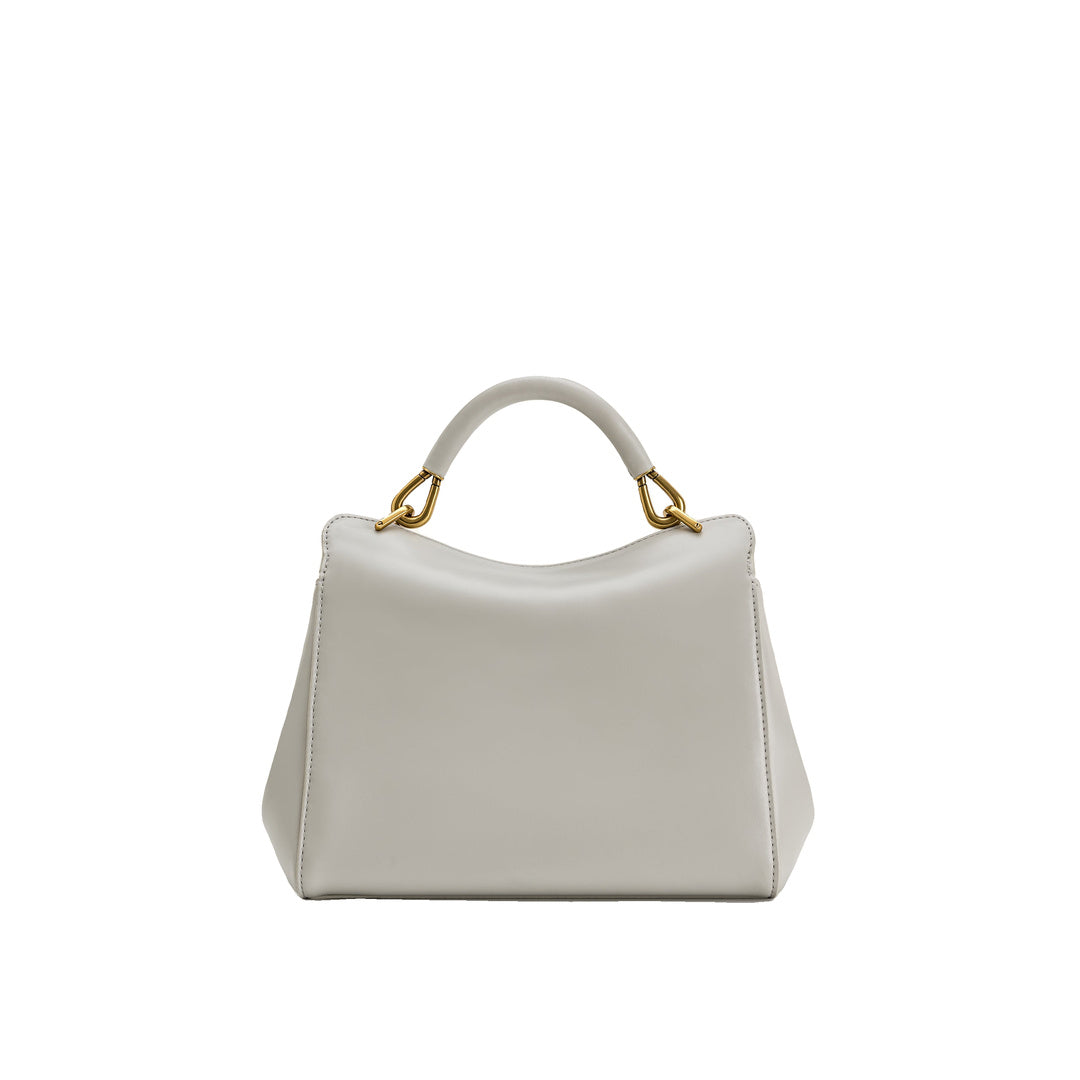 JW PEI Lucia Classic Top Handle Bag - Light Gray by JW PEI