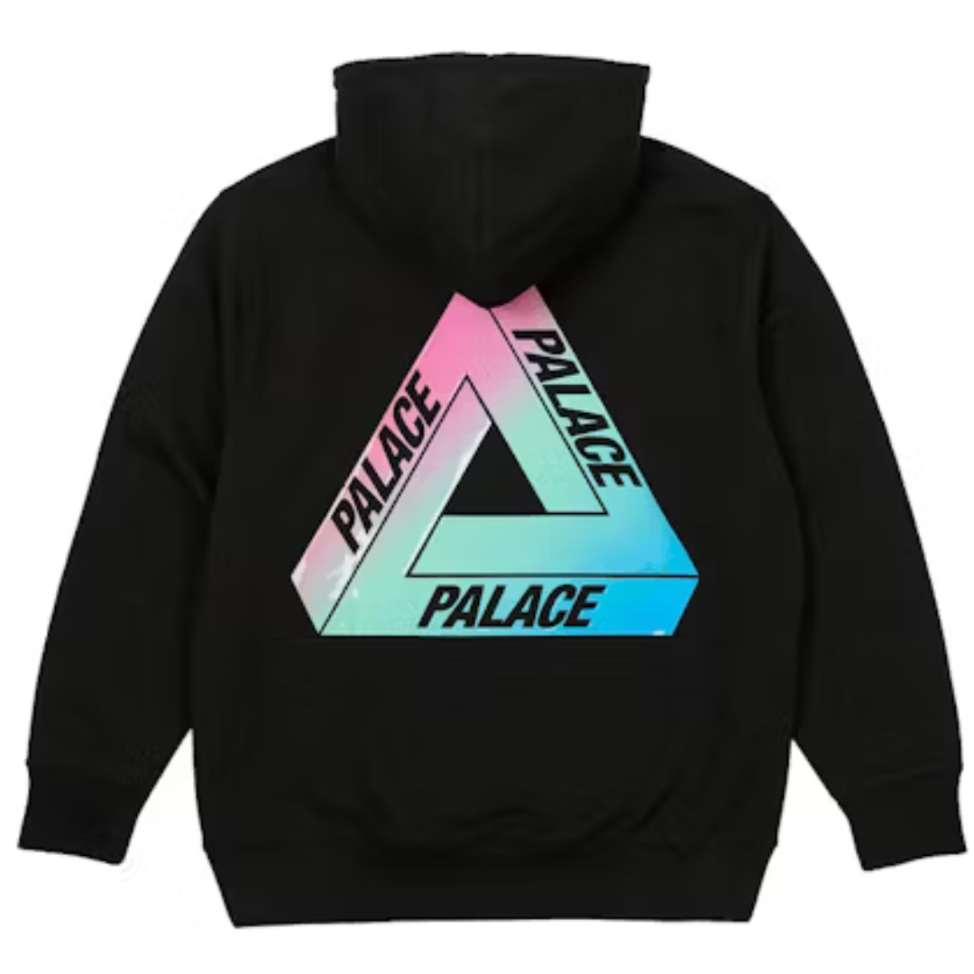 Palace Ombre Tri Ferg Hood Black by PALACE