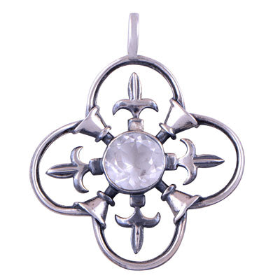 Crystal 925 Sterling Silver Pendant - R300422-26