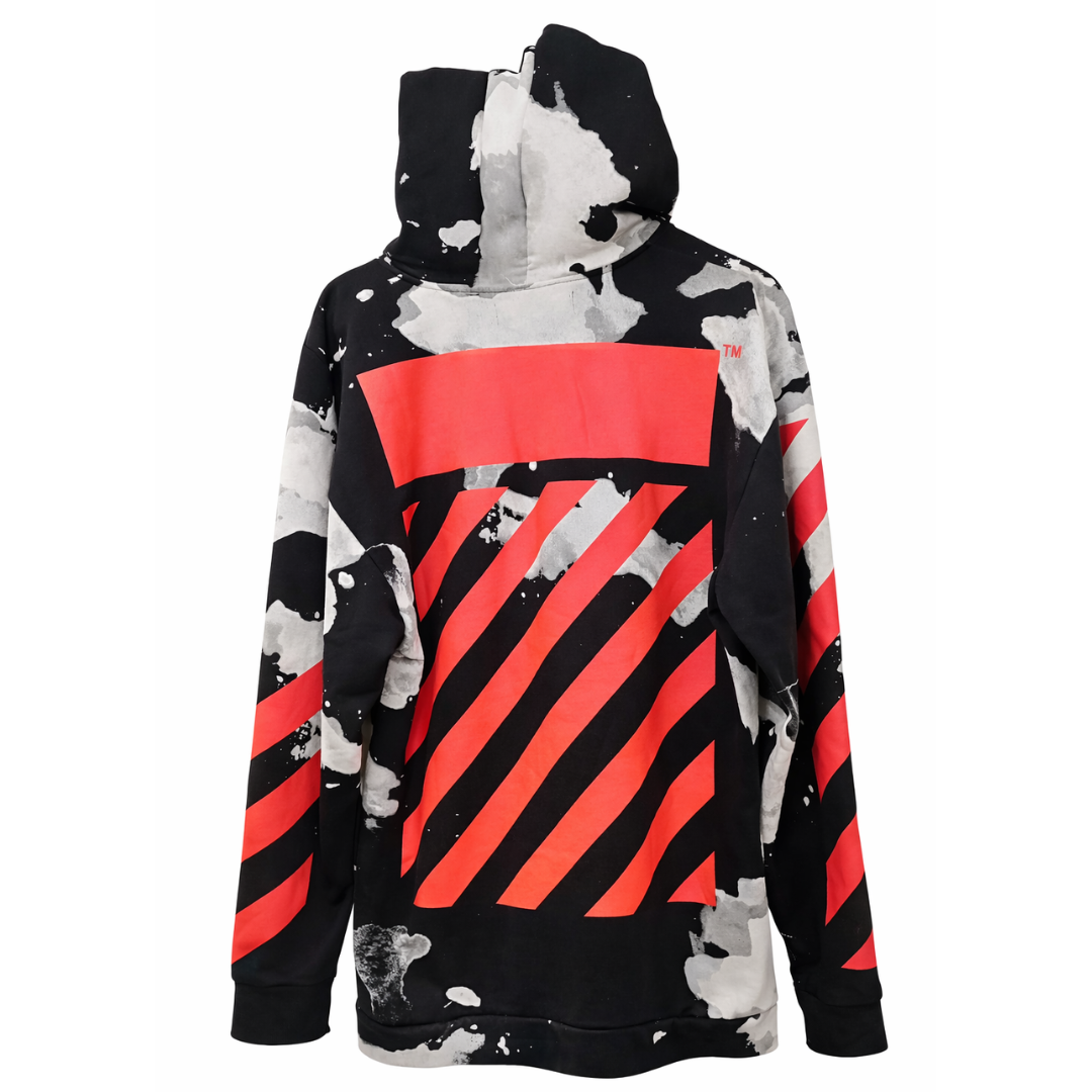 OFF WHITE LIQUID CAMO HOODED JACKET black grey by Off White