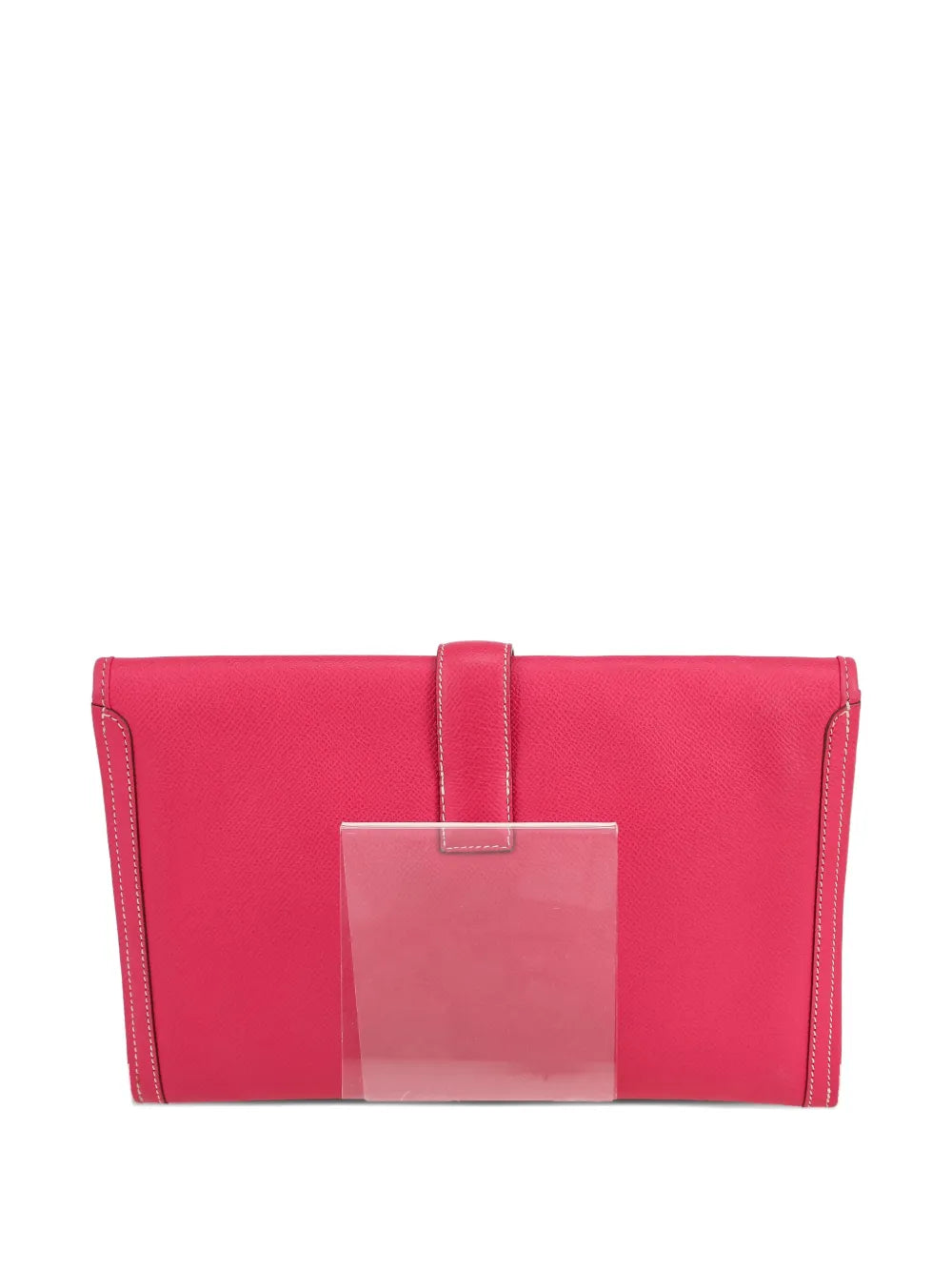 Hermès Jige Clutch – Fuchsia Pink (2013, Epsom Leather) - Zeuskicks