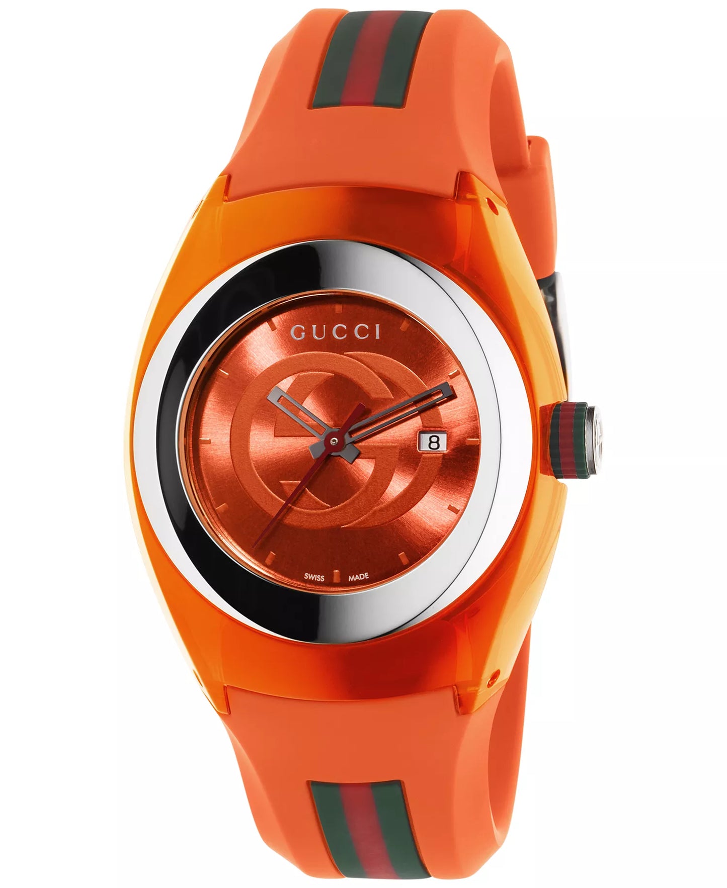 Men's Gucci YA137311 Orange Dial Watch