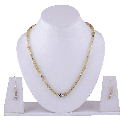 925 Sterling Silver Lemon Quartz Jewellery Set - R5000045-20