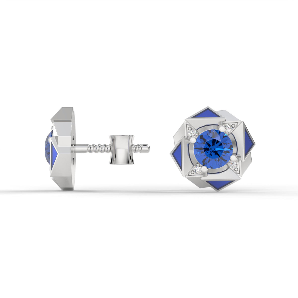 FORTIS STUDS (Blue) by The Noble Sculptor