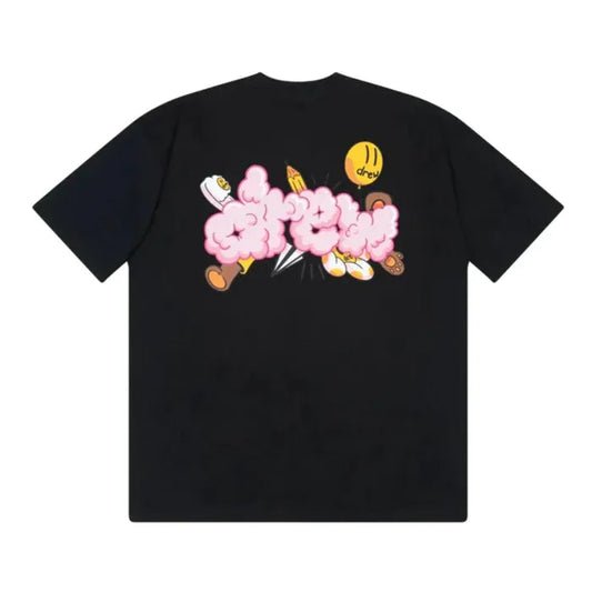 Drew House Doodle Joy SS Tee Black