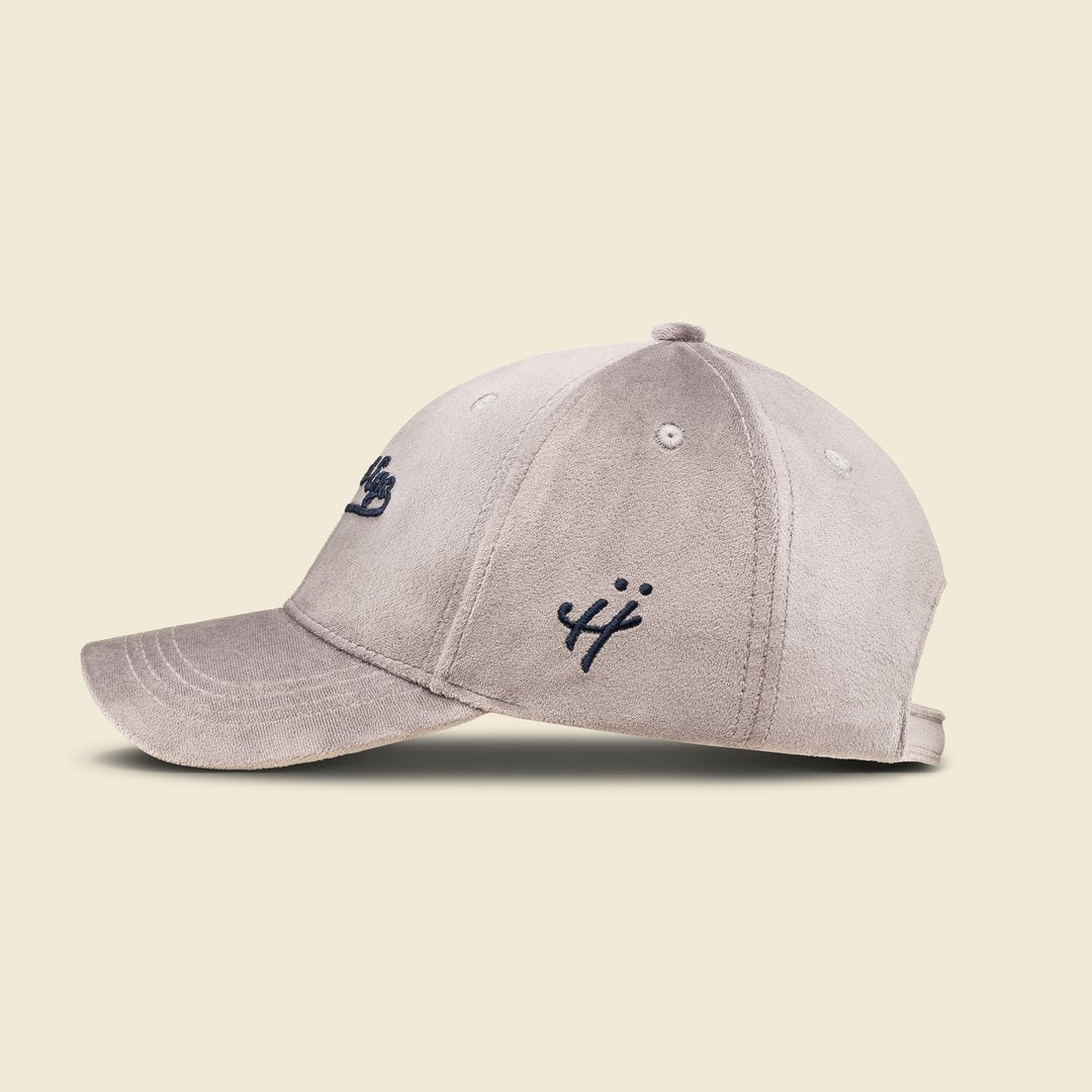 "Letting go to move forward" suede cap by HUMBLEHEADS