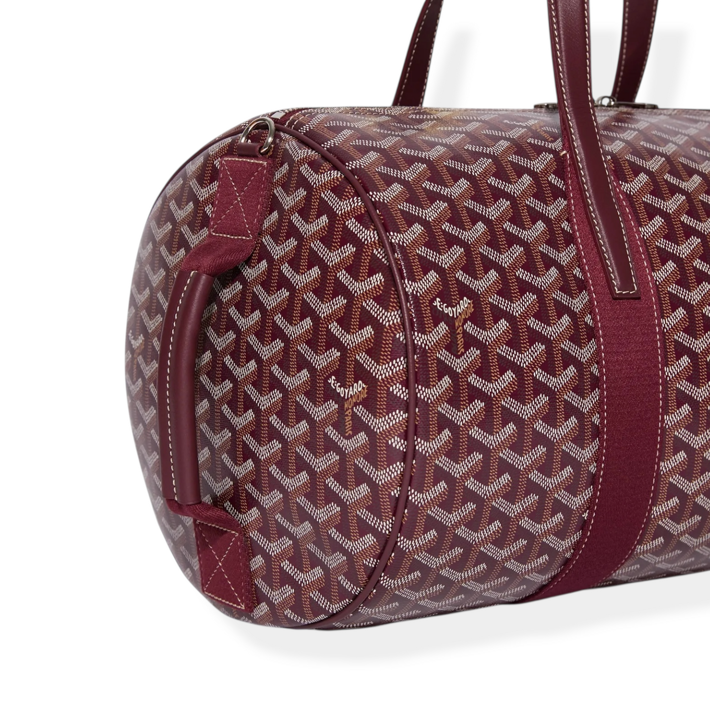Goyard Barrel 40 Sports Bag – Burgundy