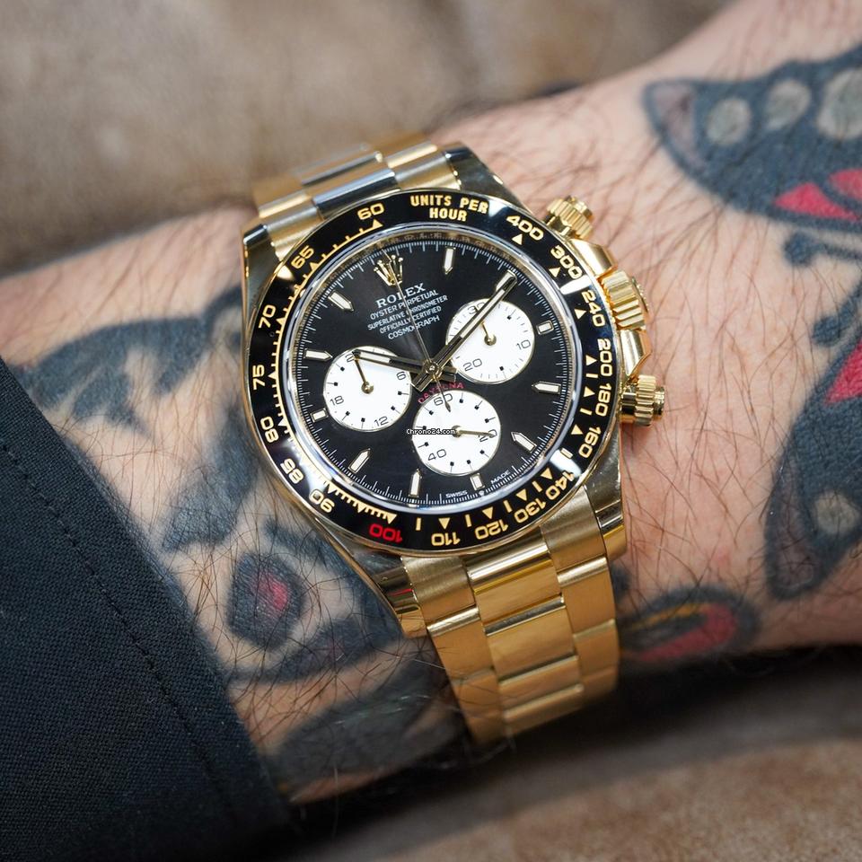 Men’s Rolex Daytona 126528 “Le Mans” Yellow Gold Automatic Chronograph Watch