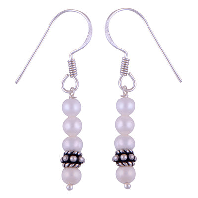 925 Sterling Silver Pearl Earrings - R1500630-76