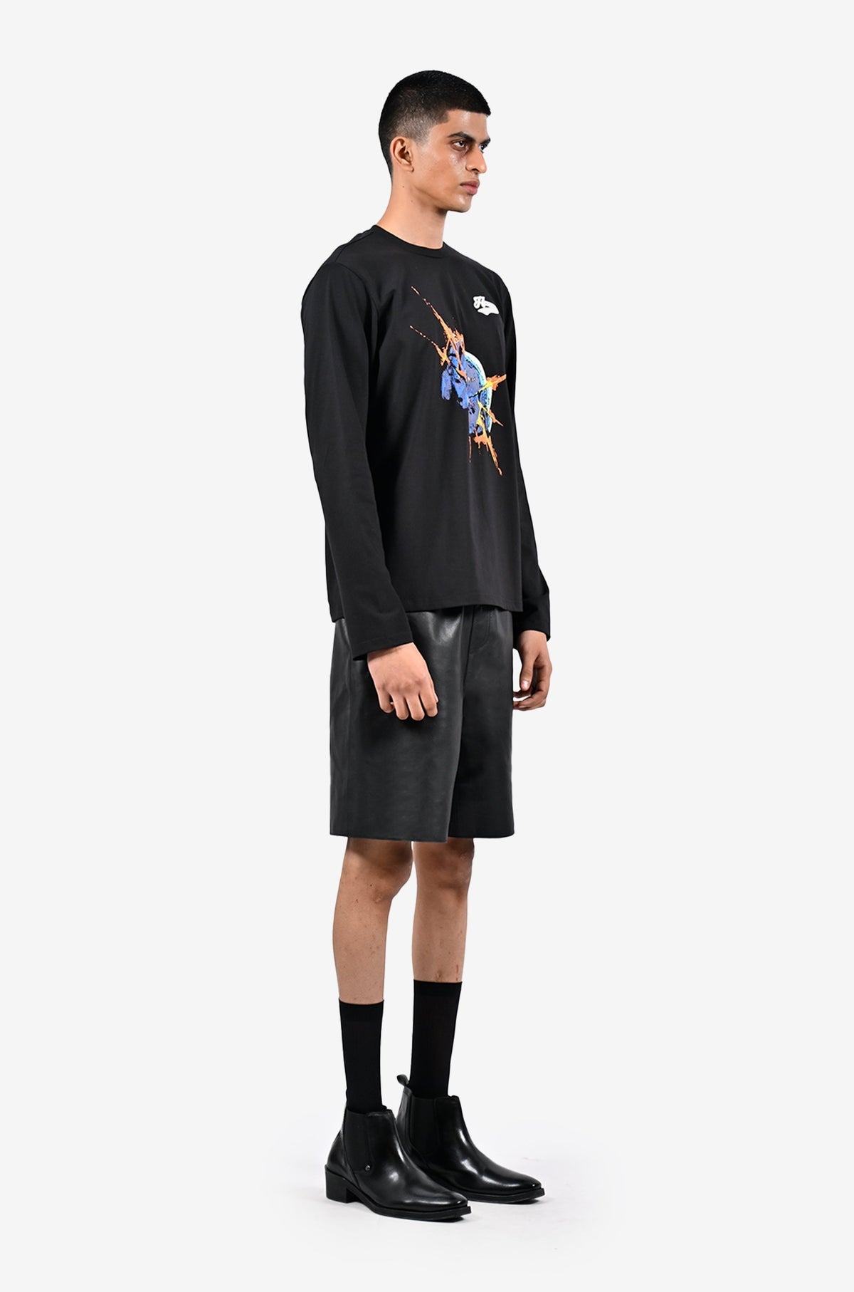 Blue marble bomb t-shirt by HUEMN
