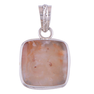 Red Aventurine 925 Sterling Silver Pendant - R100243-18
