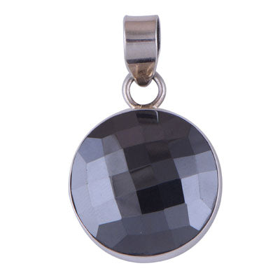 Gun Metal 925 Sterling Silver Pendant - R100445-32