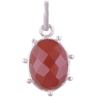 Carnelian 925 Sterling Silver Pendant - R300143-20