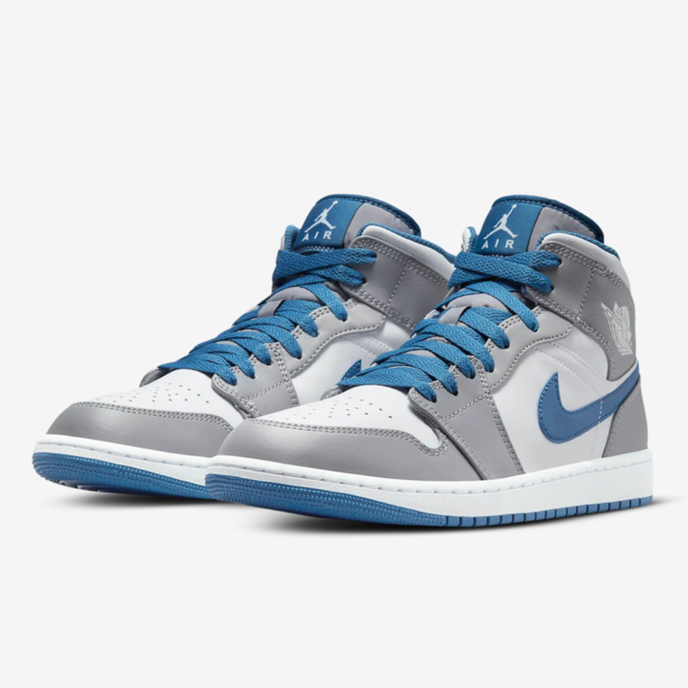 Air Jordan 1 Mid Cement Grey/ White