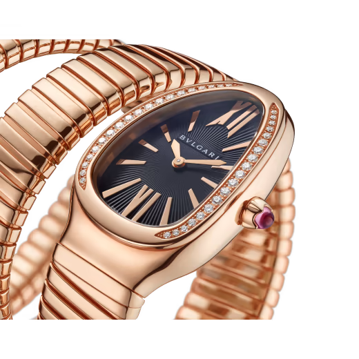 Serpenti Tubogas Rose Gold Diamond Watch