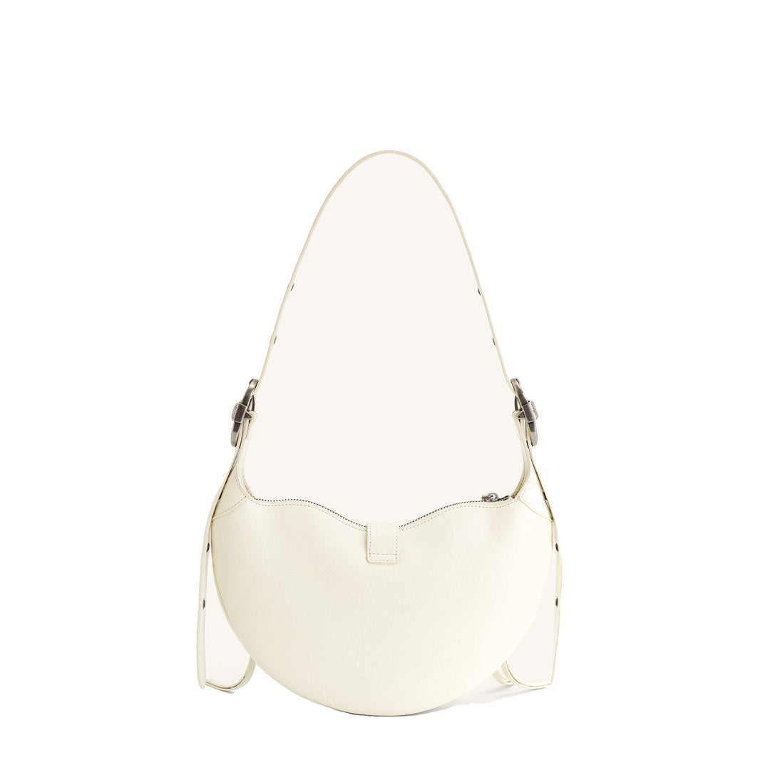 JW PEI Tessa Crushed Shoulder Bag - White by JW PEI