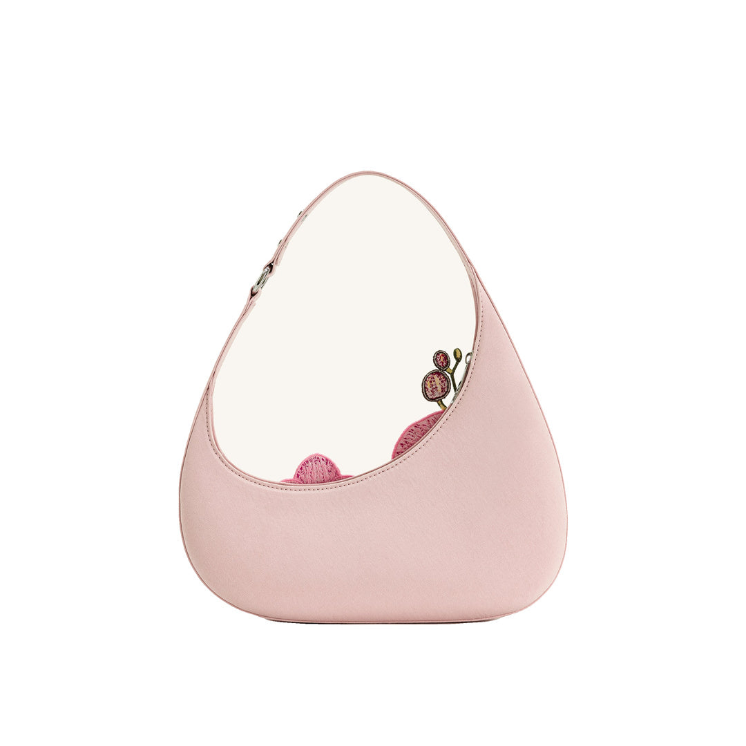 JW PEI Harlee Orchid Embroidered Shoulder Bag - Pink by JW PEI