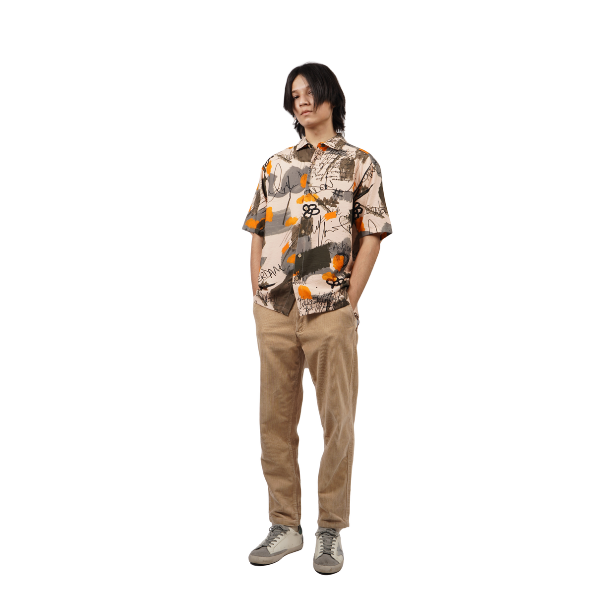 DESERT AMBER SKETCH PRINTED SHIRT by GREY AREA