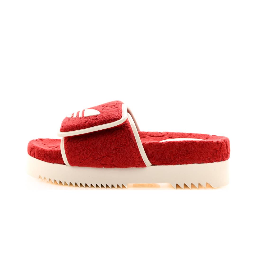 adidas x Gucci Monogram Slide Red by ADIDAS