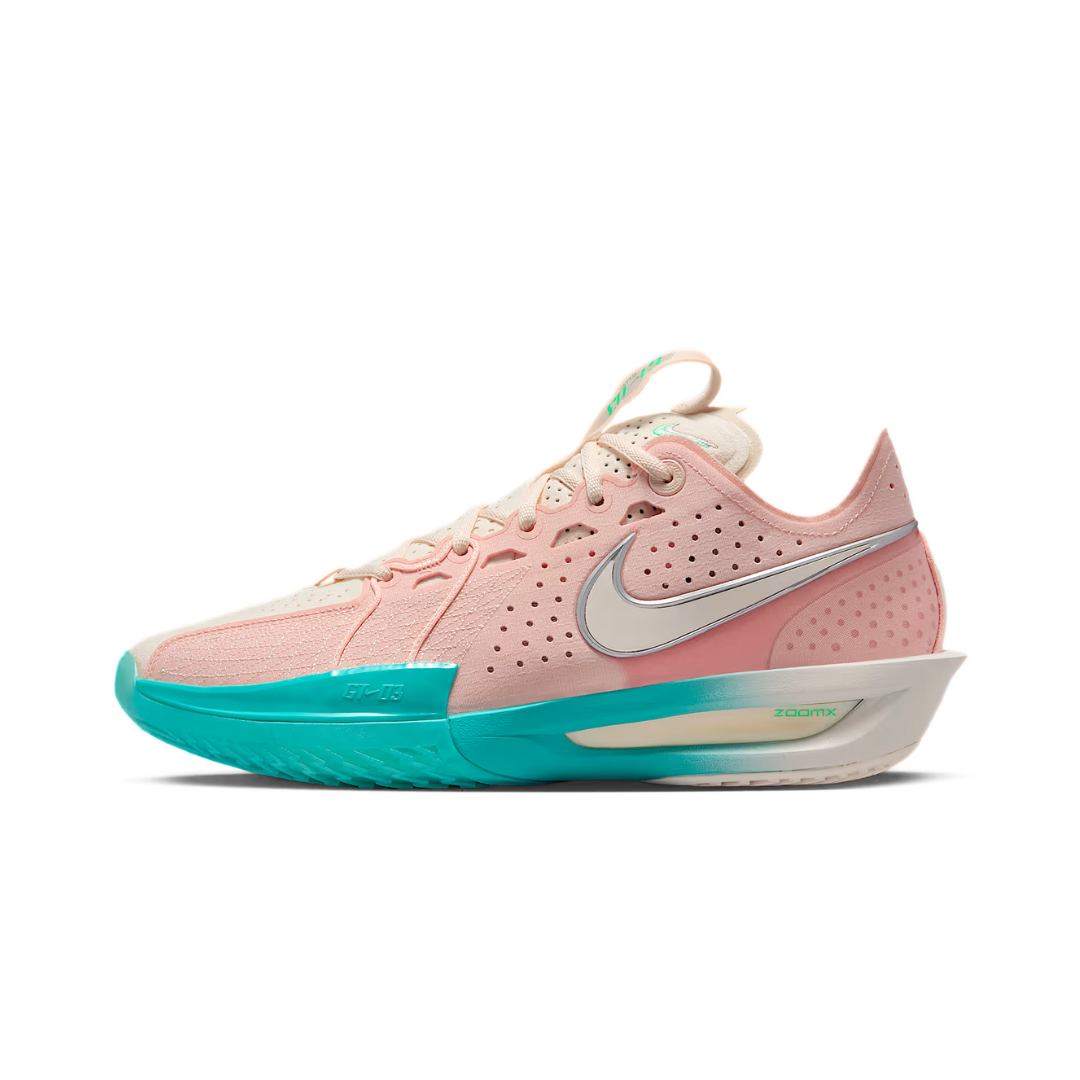 Nike Air Zoom GT Cut 3 Washed Coral Dusty Cactus Metallic Silver Chalk by NIKE