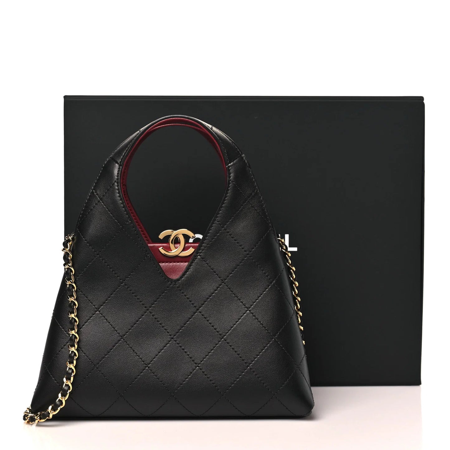 Chanel Calfskin Chic Lady Small Shopping Tote – Black