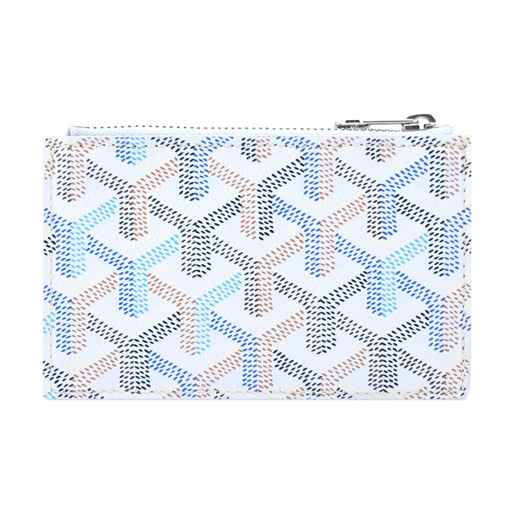 Goyard Bourbon Zipper Card Holder – Polar Blue - Zeuskicks