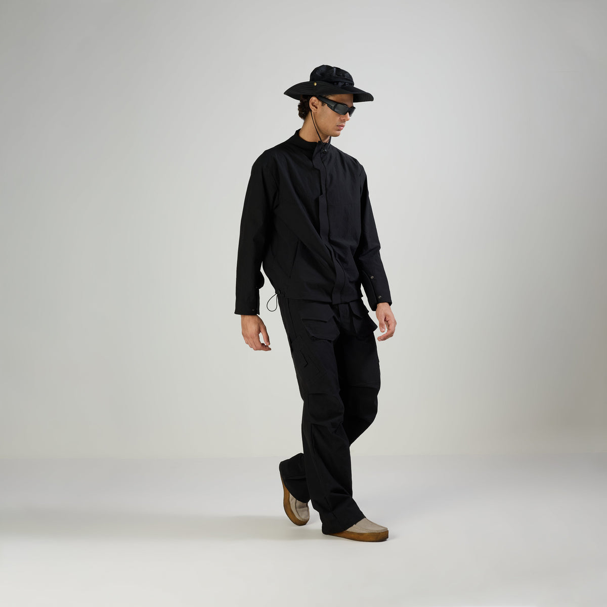TECHNICAL JACKET - BLACK by Warping Theories