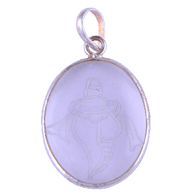 Crystal 925 Sterling Silver Pendant - R100394-4