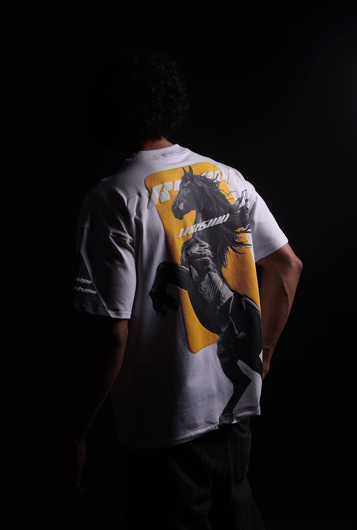 GT WHITE STALLION T-SHIRT by GRYAPE