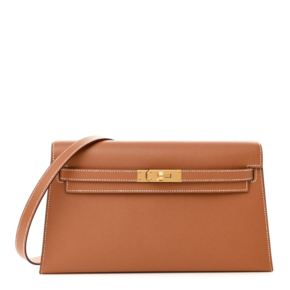 Hermès Kelly Elan – Madame Calfskin in Gold - Zeuskicks