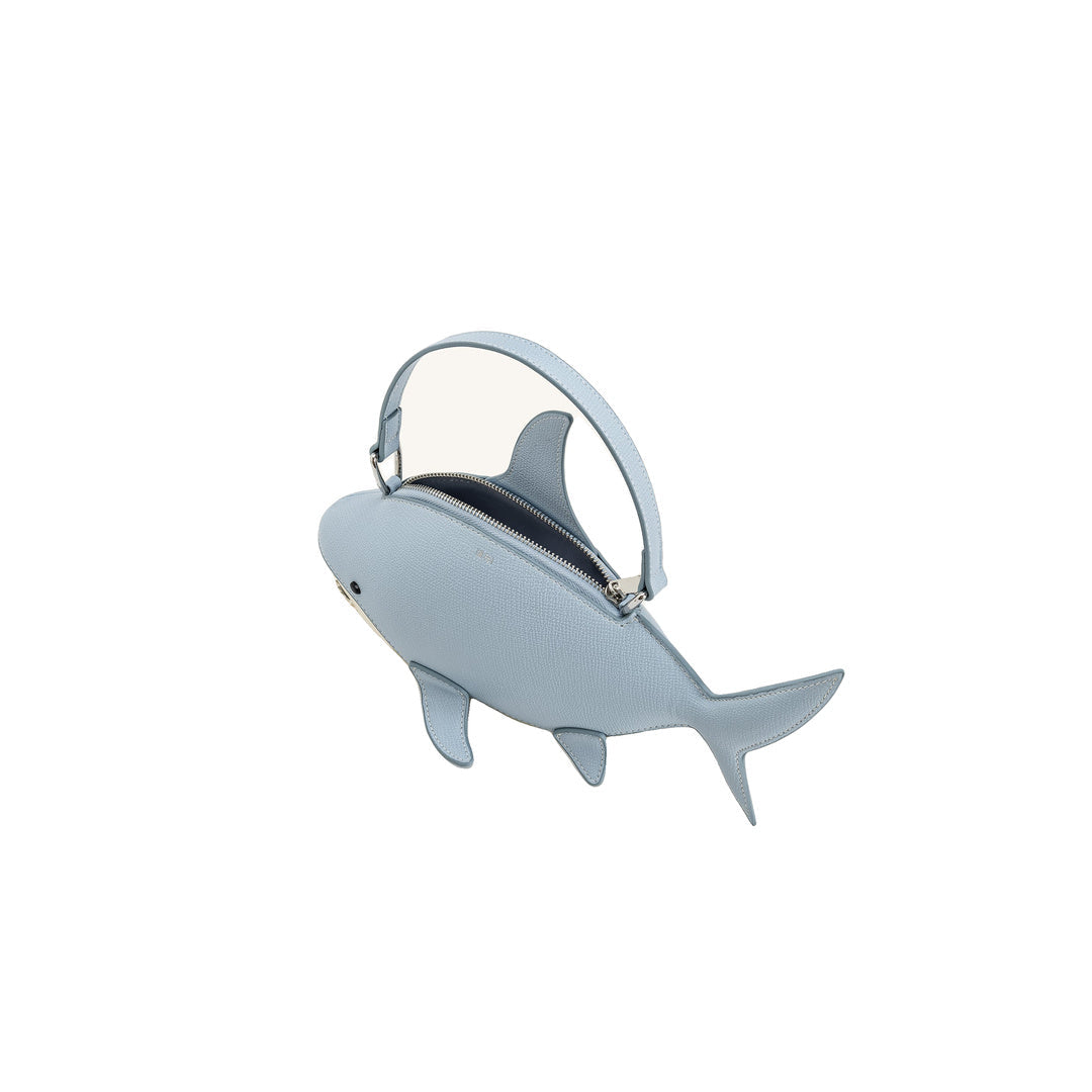 JW PEI Nerys Shark Look Top Handle Bag - Light Blue by JW PEI