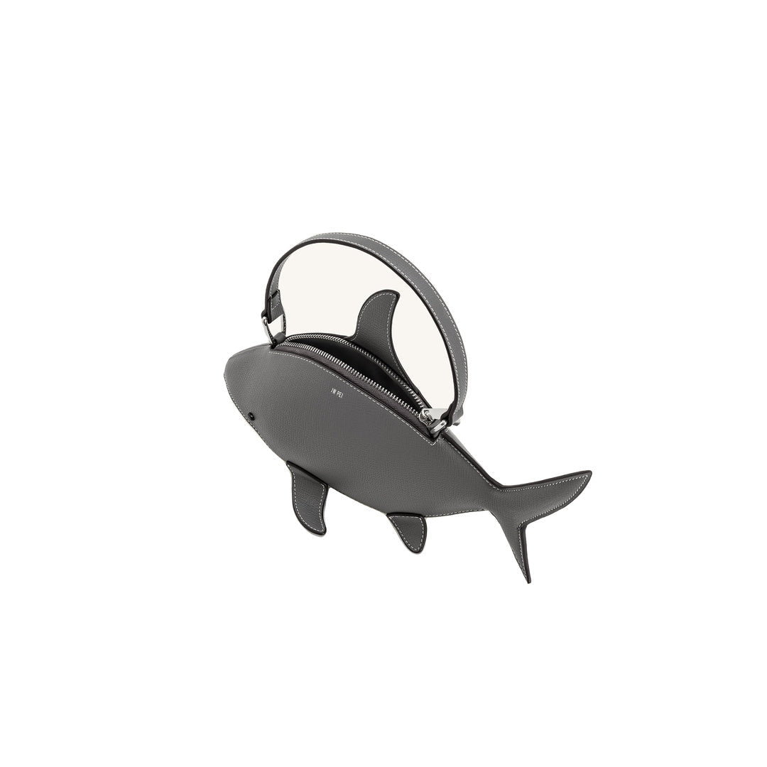 JW PEI Nerys Shark Look Top Handle Bag - Grey by JW PEI
