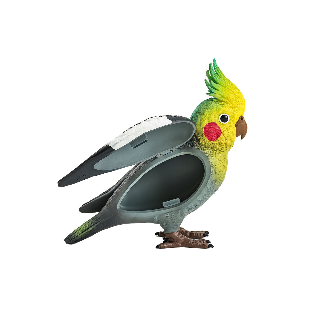 JW PEI Gray Cockatiel Clutch Bag - Multicolor by JW PEI