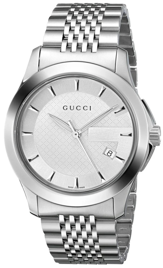 Men’s Gucci YA126401 38MM Silver Dial Watch